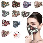 ADULT Washable Face Mask 5 layer  - Flower Pattern (Free Delivery)