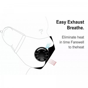 Reusable Black Anti-Air Pollution Face Mask + Respirator & 2 Filters Set (Free Delivery)