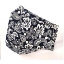 ADULT Washable Face Mask 5 layer - Paisley with flower Pattern (Free Delivery)